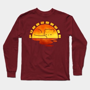 Sunset Purrr Long Sleeve T-Shirt